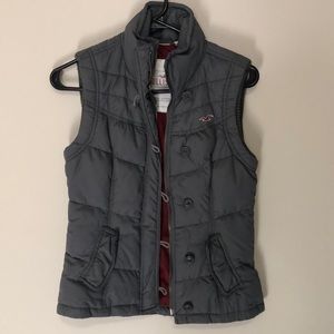 Gray Hollister Vest